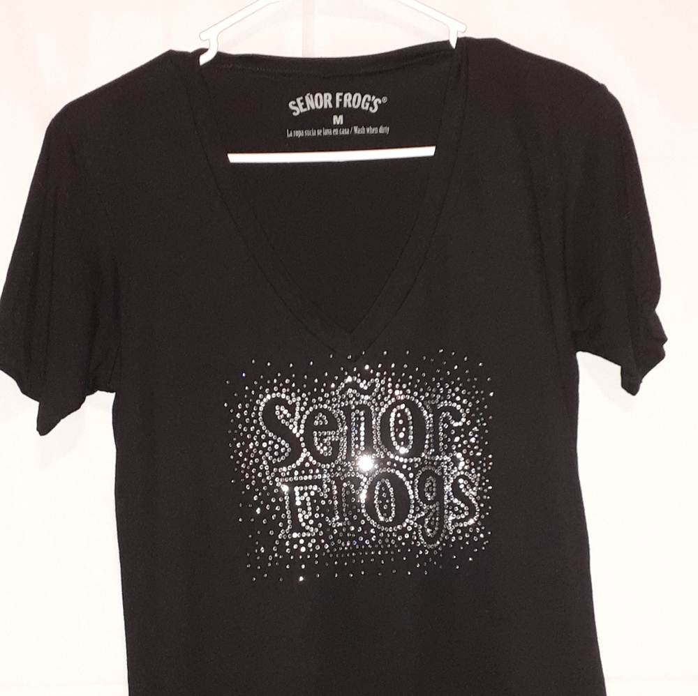Senor frogs Black tshirt